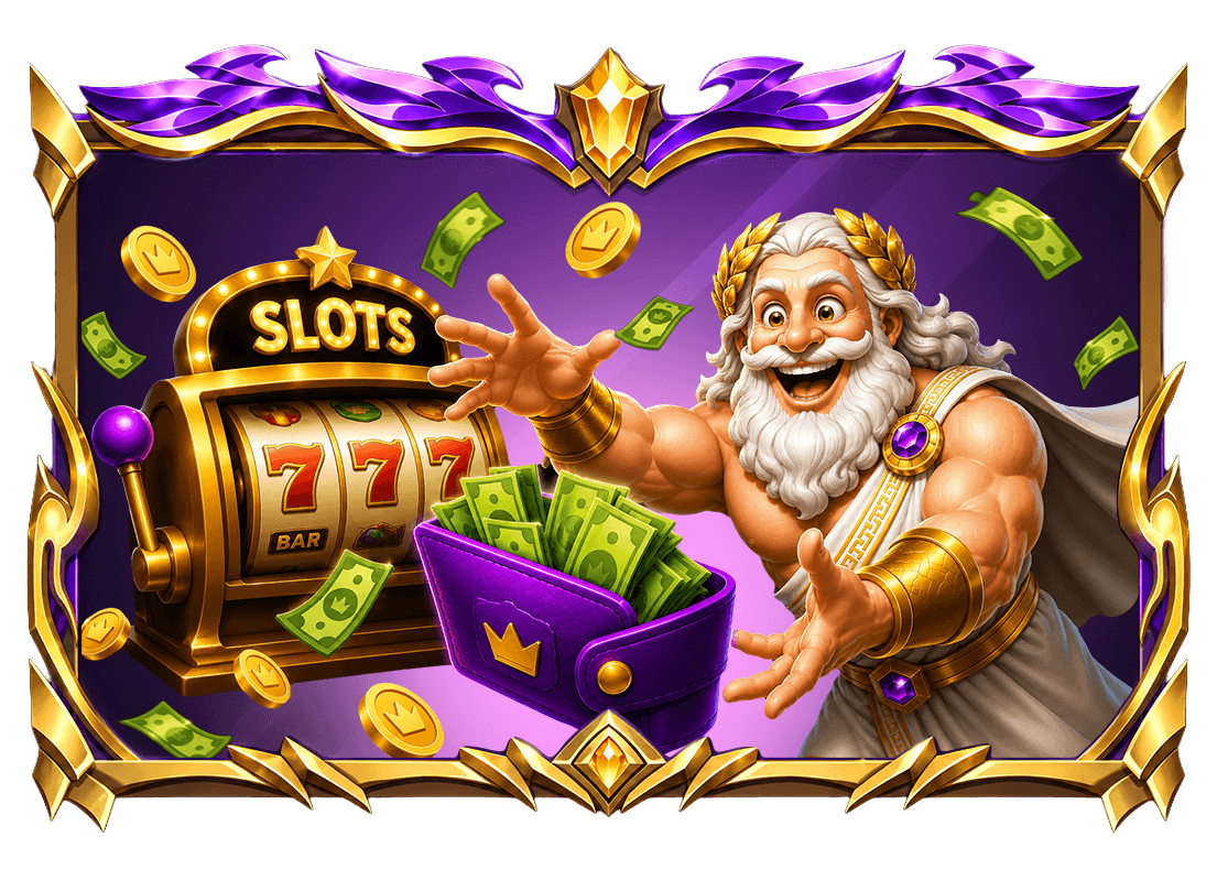 Character redeeming rewards with wallet and prizes